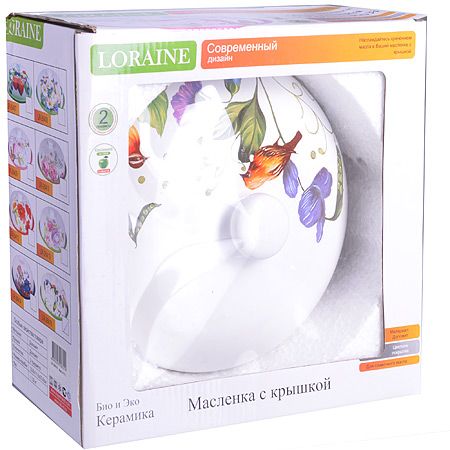 Блюдо для блинов 23.8х11 см Птичка 26616 LORAINE