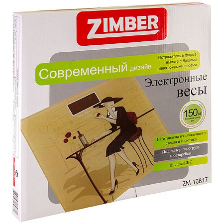 Электрические весы напольные 150 кг Zimber 