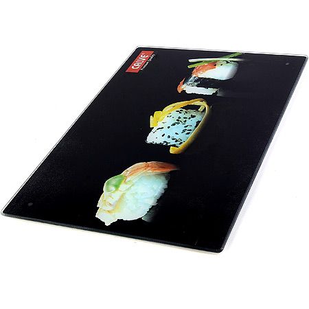 Доска разделочная 20x30 см стеклянная суши 3 CALVE