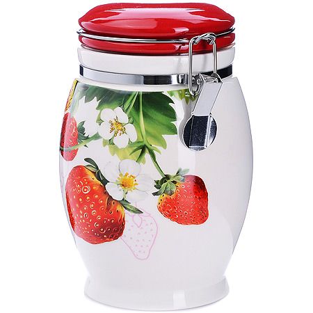 Банка для сыпучих продуктов LORAINE «Клубинка» 900 мл 