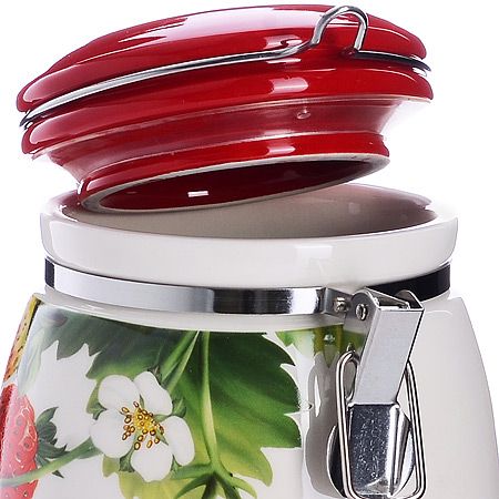 Банка для сыпучих продуктов LORAINE «Клубинка» 900 мл 