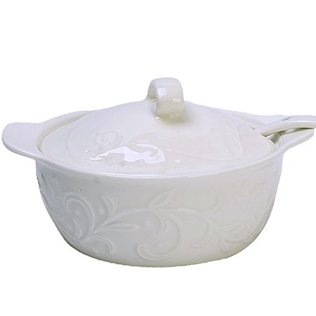 Баночки для продуктов 7 предметов 200 мл, фарфор/дерево 12125 LORAINE