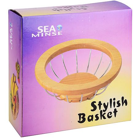 Фруктовница бамбук/металл MGL04