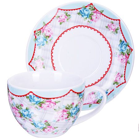 Чайный сервиз 12 предметов 220 мл ЦВЕТЫ 25925 LORAINE