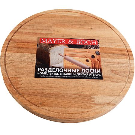 Доска разделочная ШЕФ-ПОВАР ПРОФ 2x34 см Mayer&Boch