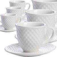 Кофейный набор 12 предметов 160 мл фарфор 008 LORAINE