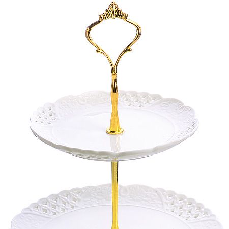Конфетница 3х ярусная 15-20-25 см фарфор 025 LORAINE