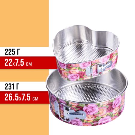 Набор форм для выпечки (5 в 1), 22х21х7.5/24.5x7.5 см 28955-59-П MAYERBOCH