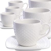 Кофейный набор 12 предметов 160 мл фарфор LORAINE