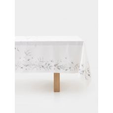 Скатерть 170х250 см, полиэстер, молочная, Полевые цветы, Flower melody