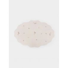 Салфетка под приборы 30х45 см, ПВХ, овальная, белая, Весенние цветы, Meadow