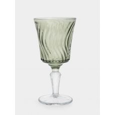 Бокал-кубок для вина 270 мл, стекло, зеленый, Guitar