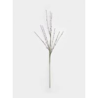 Ветка декоративная, 70 см, пластик/бумага, Лиловая верба, Interior Easter