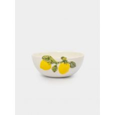 Салатник 16х7 см, 700 мл, фарфор, молочный, Лимоны, Limoncello