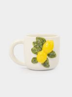 Кружка 450 мл, фарфор, молочная, Лимоны, Limoncello