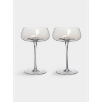 Бокал-креманка для шампанского 270 мл, 2 шт, кристальное стекло, перламутр, Opera polar