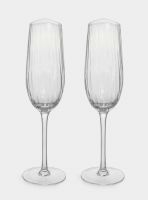 Бокал для шампанского, 270 мл, 2 шт, кристальное стекло, Violin