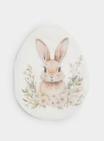 Салфетки бумажные, 33х23 см, 20 шт, бежевые, Яйцо, Кролик в цветах, Flower Rabbit