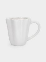 Кружка 400 мл, керамика, молочно-золотистая, Мятый эффект, Blossom