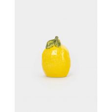 Емкость для соли или перца 8 см, фарфор, желтая, Лимон, Limoncello