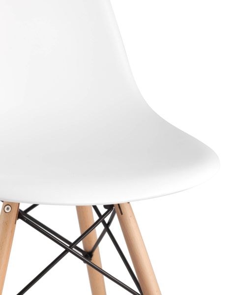 Стул Eames DSW белый x4 Stool Group