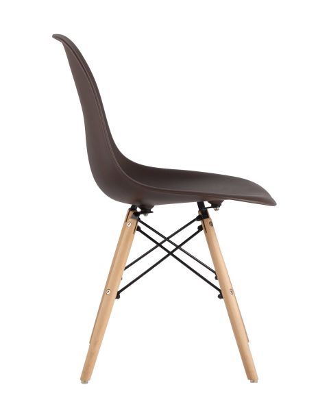 Стул Eames DSW коричневый x4 Stool Group
