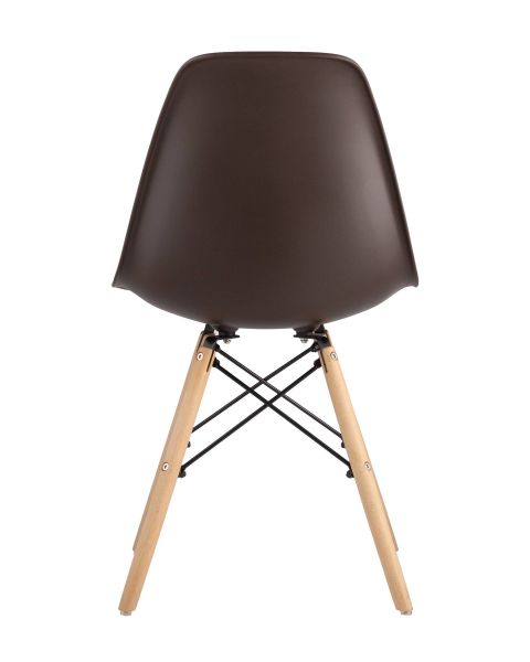 Стул Eames DSW коричневый x4 Stool Group