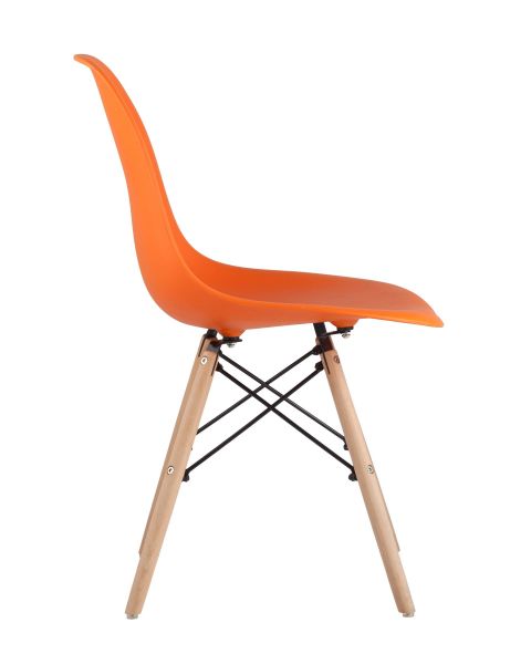 Стул Eames DSW оранжевый x4 Stool Group