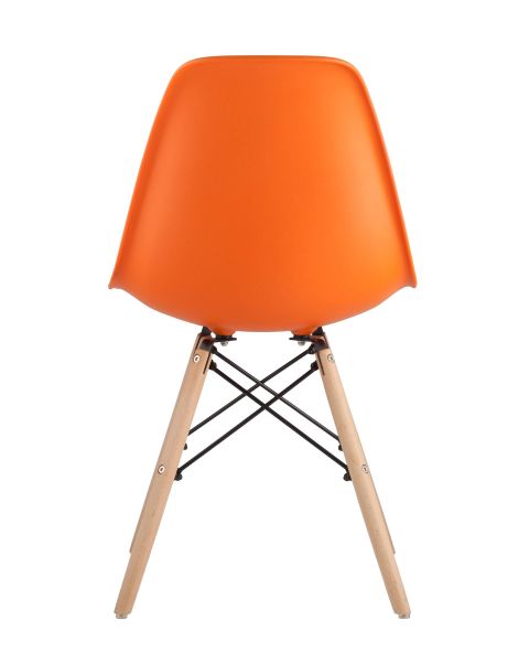 Стул Eames DSW оранжевый x4 Stool Group