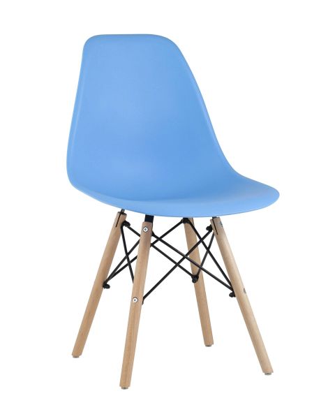 Стул Eames Style DSW голубой x4 Stool Group