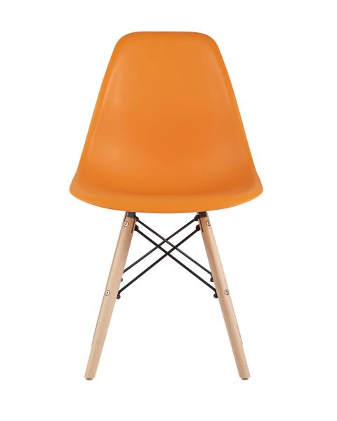 Стул Eames Style DSW оранжевый x4 Stool Group