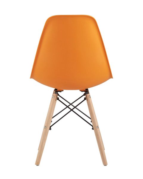 Стул Eames Style DSW оранжевый x4 Stool Group