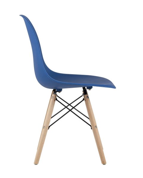 Стул Eames Style DSW синий x4 Stool Group