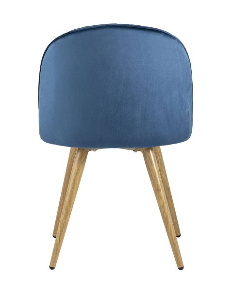 Стул Лион Страйпс велюр голубой Stool Group