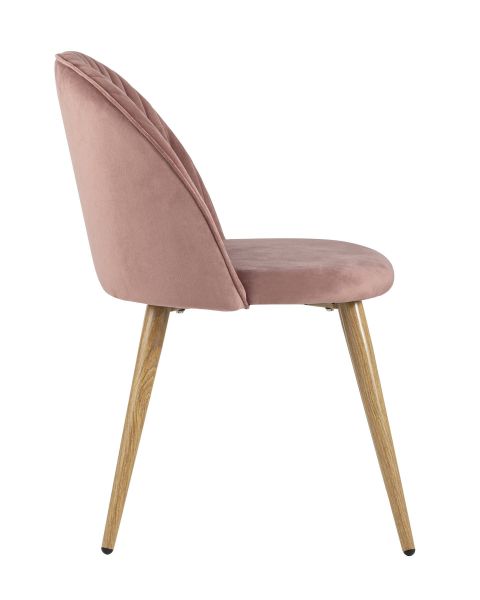 Стул Лион Страйпс велюр розовый Stool Group