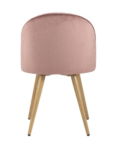 Стул Лион Страйпс велюр розовый Stool Group