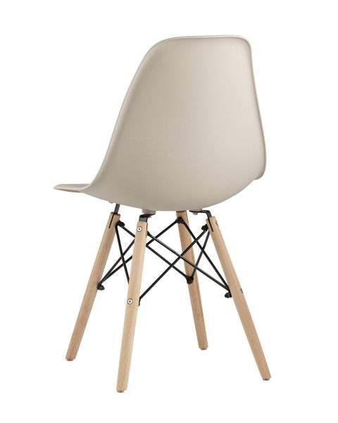 Стул Eames Style DSW бежевый x4 Stool Group