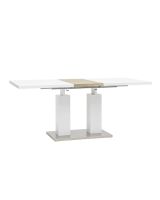 Стол обеденный Сиэтл раскладной 140-180x90 глянцевый белый Stool Group