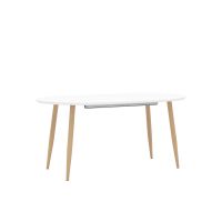 Стол обеденный Берген раскладной 160-190-220x90 белый Stool Group