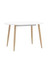 Стол обеденный Берген раскладной 120x80x80 белый Stool Group