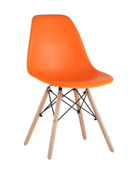 Стул Eames DSW оранжевый Stool Group