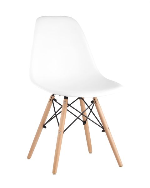 Стул Eames Style DSW белый x4 Stool Group