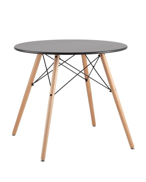 Стол Eames DSW D80 черный Stool Group