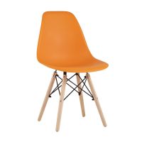 Стул Eames Style DSW оранжевый x4 Stool Group