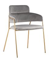 Стул Полин светло-серый Stool Group