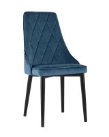 Стул Версаль велюр пыльно-синий Stool Group