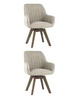 Стул вращающийся MANS латте 2 шт Stool Group