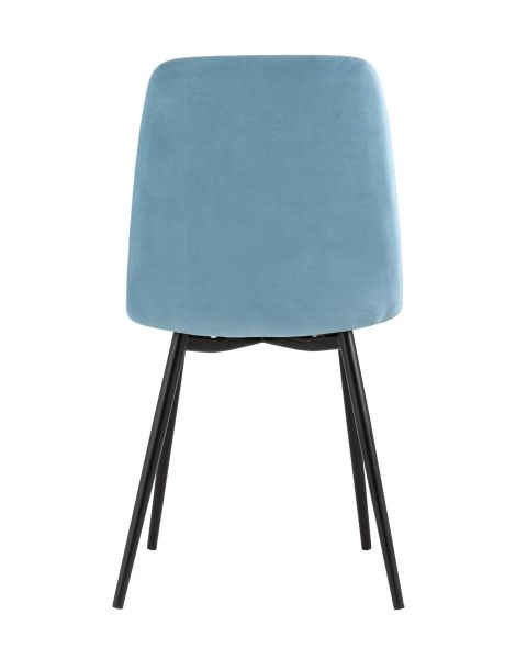 Стул Oliver велюр пыльно-голубой Stool Group