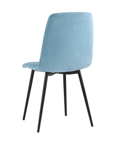 Стул Oliver велюр пыльно-голубой Stool Group