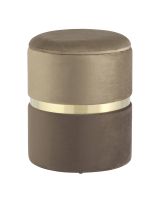 Пуф Кэрри с ящиком велюр коричневый Stool Group